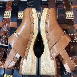 Anthropologie x Silent D Georgia Slingback Heeled Clogs size 40